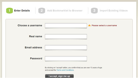 Image of a good web form.